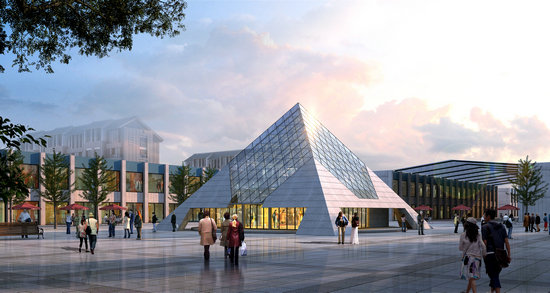 湖州金字塔网架